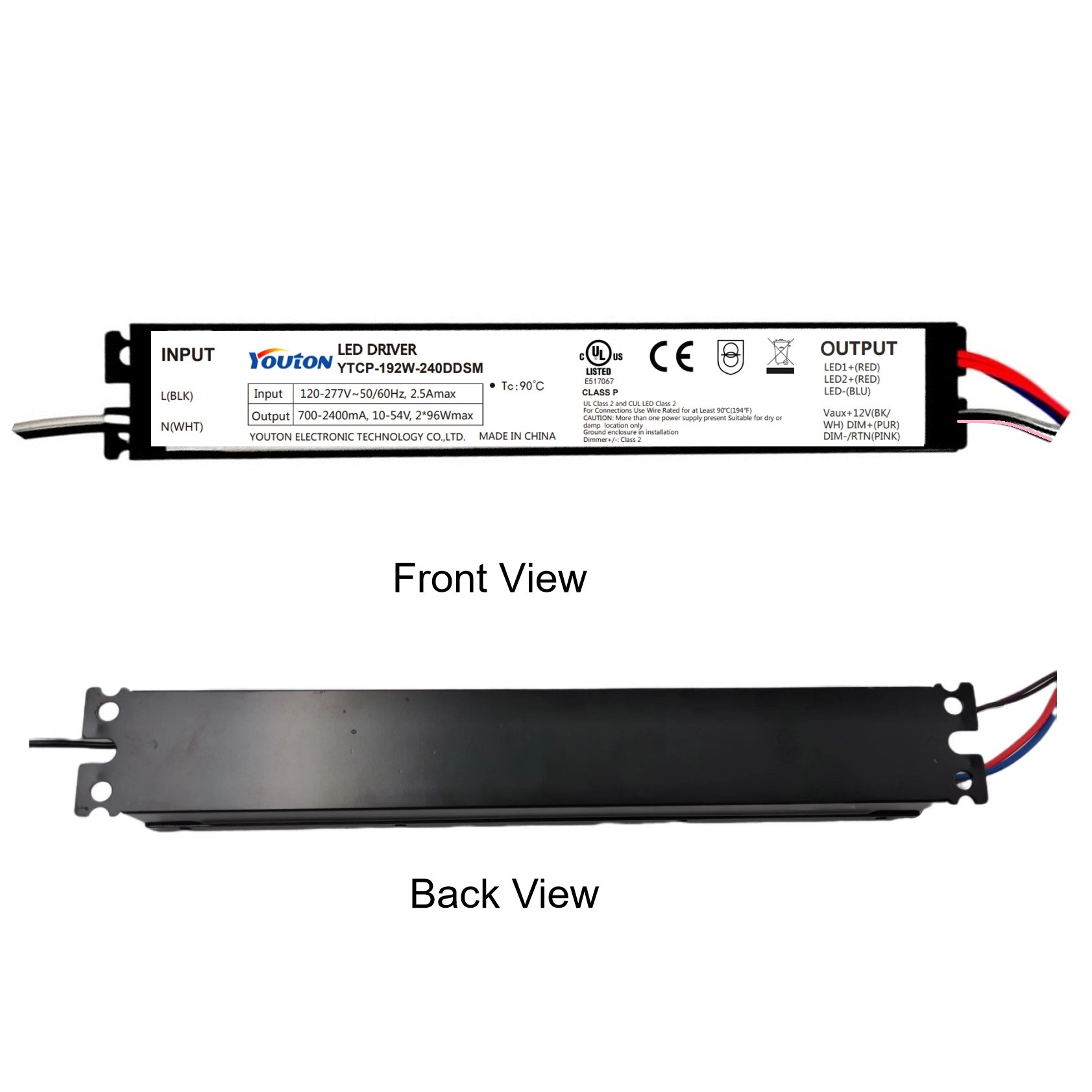 Ytcp 192w 240ddsm 