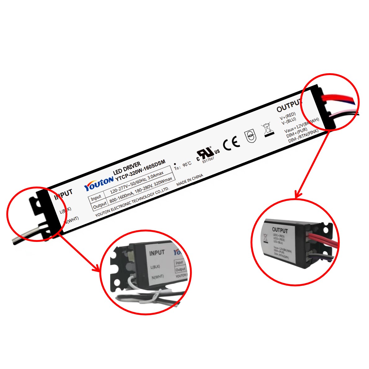 YTCP-320W-160SDSM - 悦盾电子