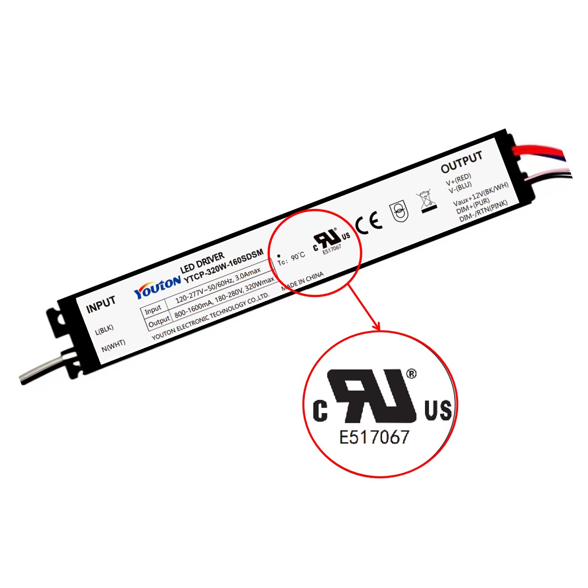 YTCP-320W-160SDSM - 悦盾电子